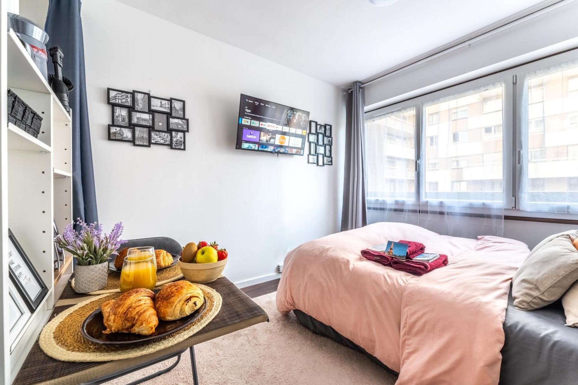 Appartamento New Le Zenith Centre Tv Wifi 20mn Louvre Pigalle
